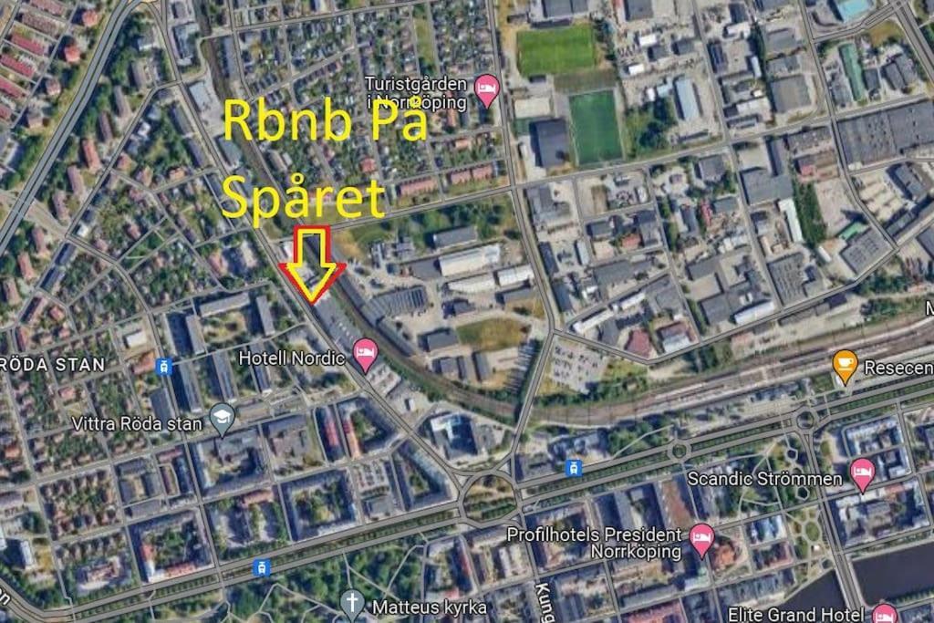 Nr4 Pa Sparet Norrköping Eksteriør bilde